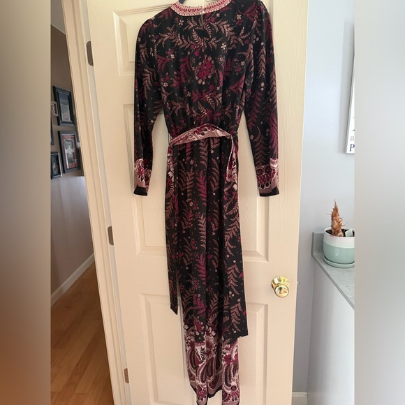 Anthropologie XS One September Floral Long Sleeve Jumpsuit - Picture 3 of 6